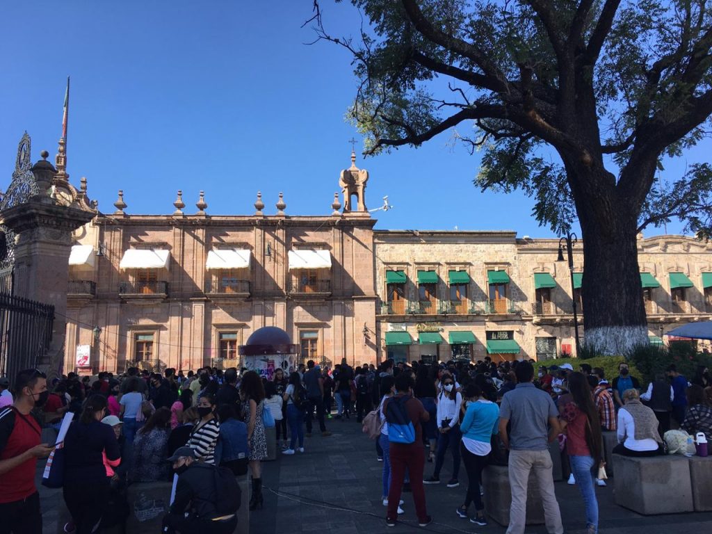 #Morelia CNTE Se Manifiesta Buscando Mesa De Diálogo Con AMLO