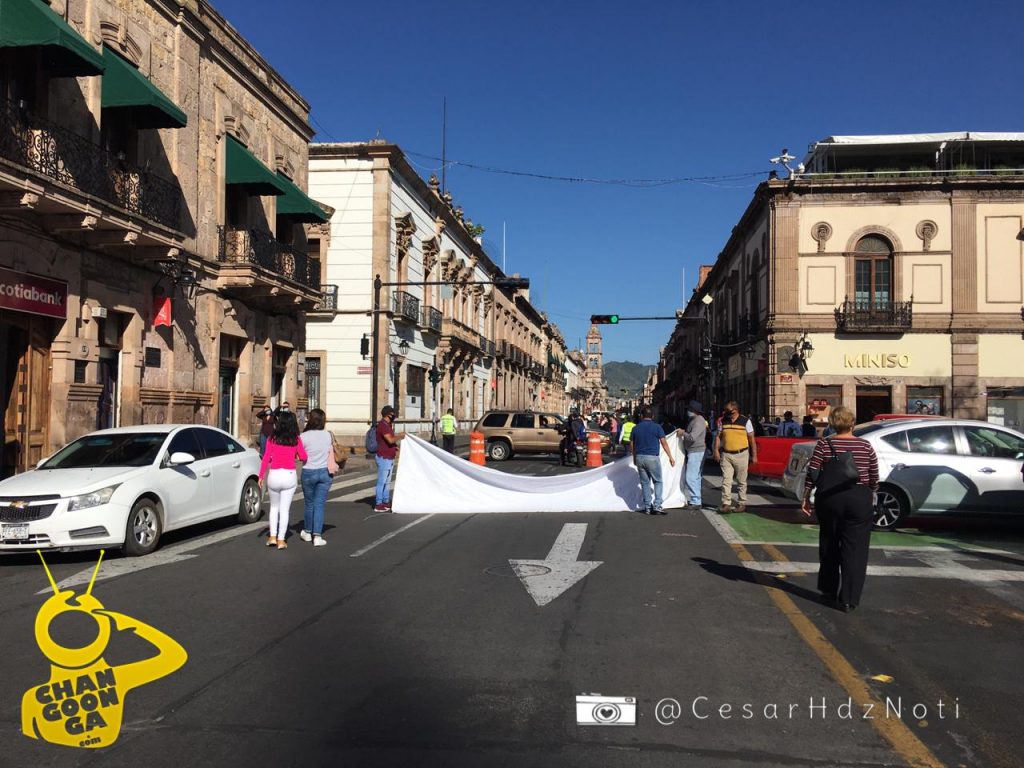#Morelia CNTE Se Manifiesta Buscando Mesa De Diálogo Con AMLO