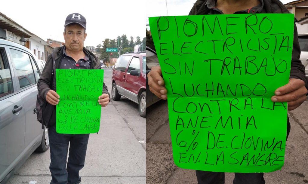 Michoacano Sale A La Calle A Ofrecer Su Trabajo Para Comprar Sus Medicinas 