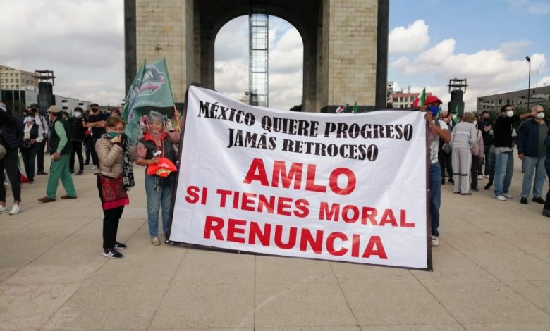 FRENAAA Se Manifiesta Ante Reto De AMLO