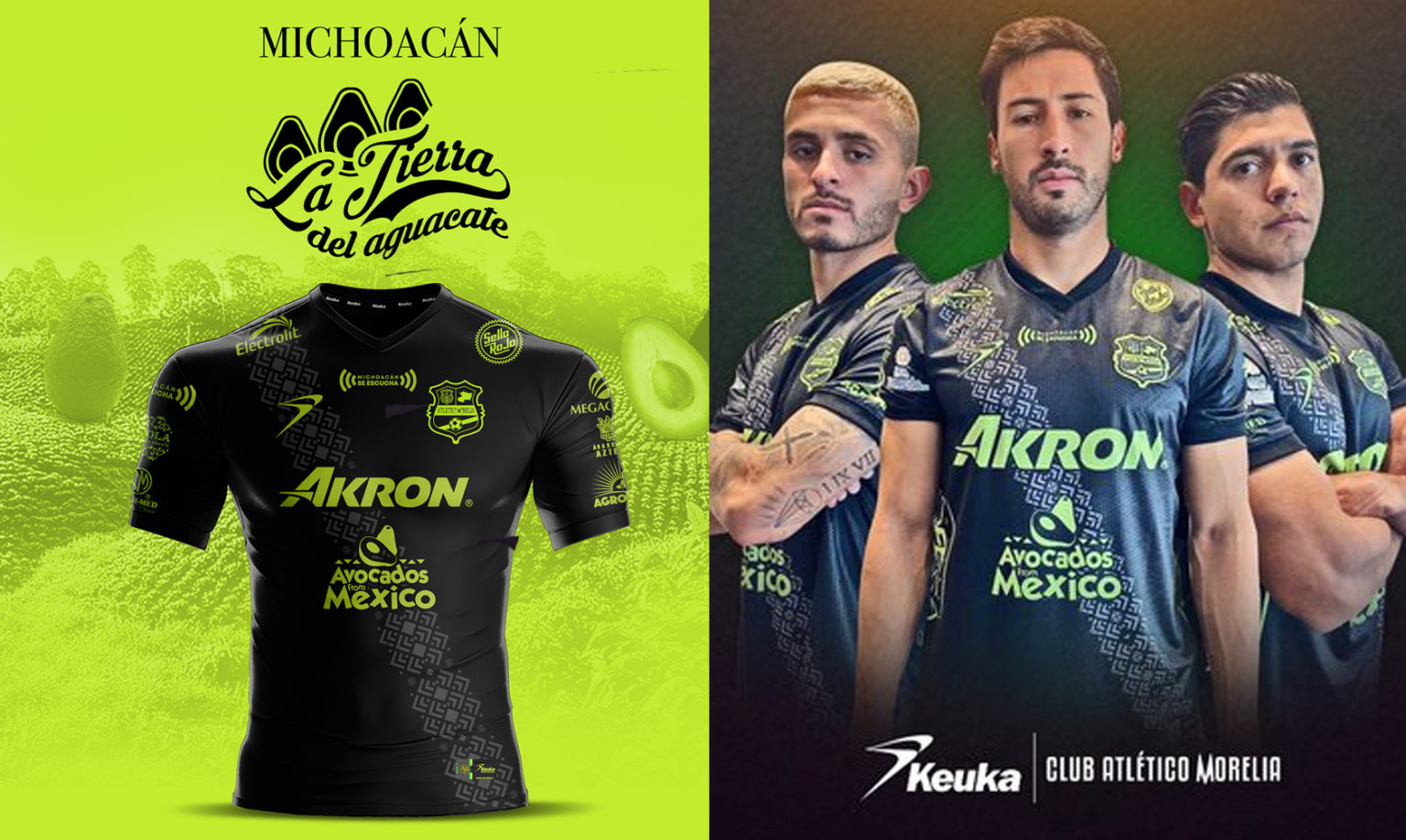 Atlético Morelia Presenta Nuevo Jersey; Hacen Promoción Al Aguacate