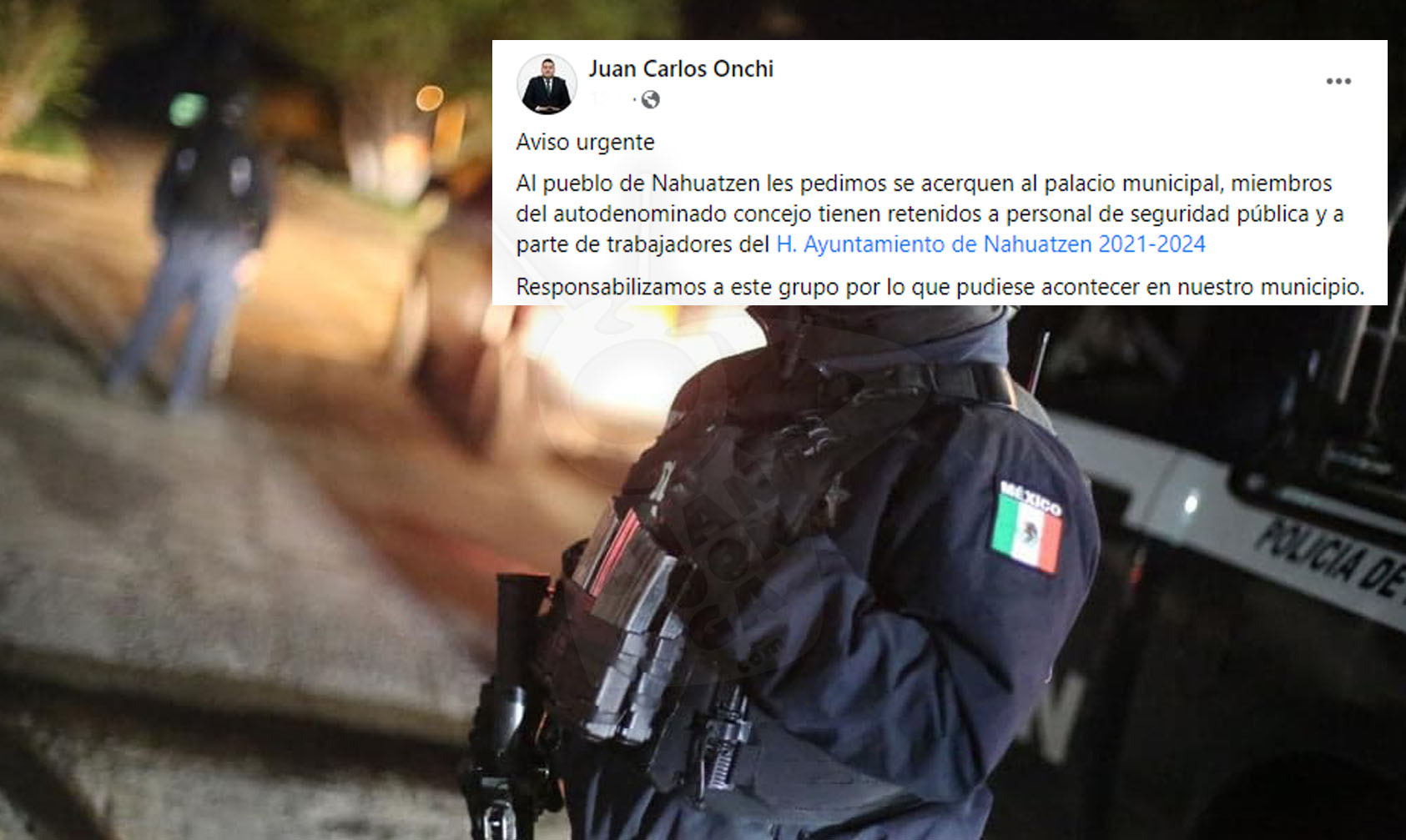 Por Detención De 4, Concejo Indígena De Nahuatzen Retienen A