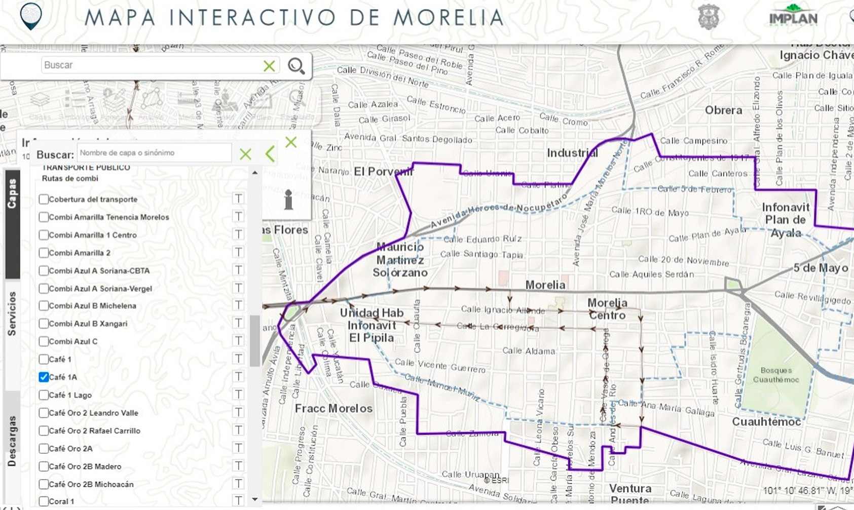 Morelia Ya Tiene Mapa Virtual Para Que Ubiques Rutas De Transporte