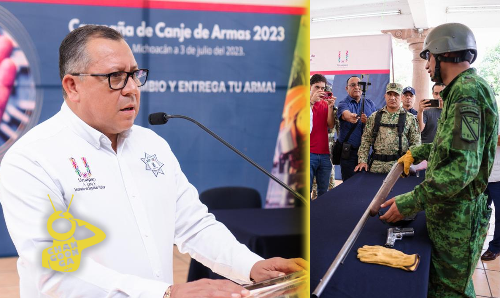 Sedena En Uruapan: Arranca Campaña De Canje De Armas 2023 - Changoonga ...