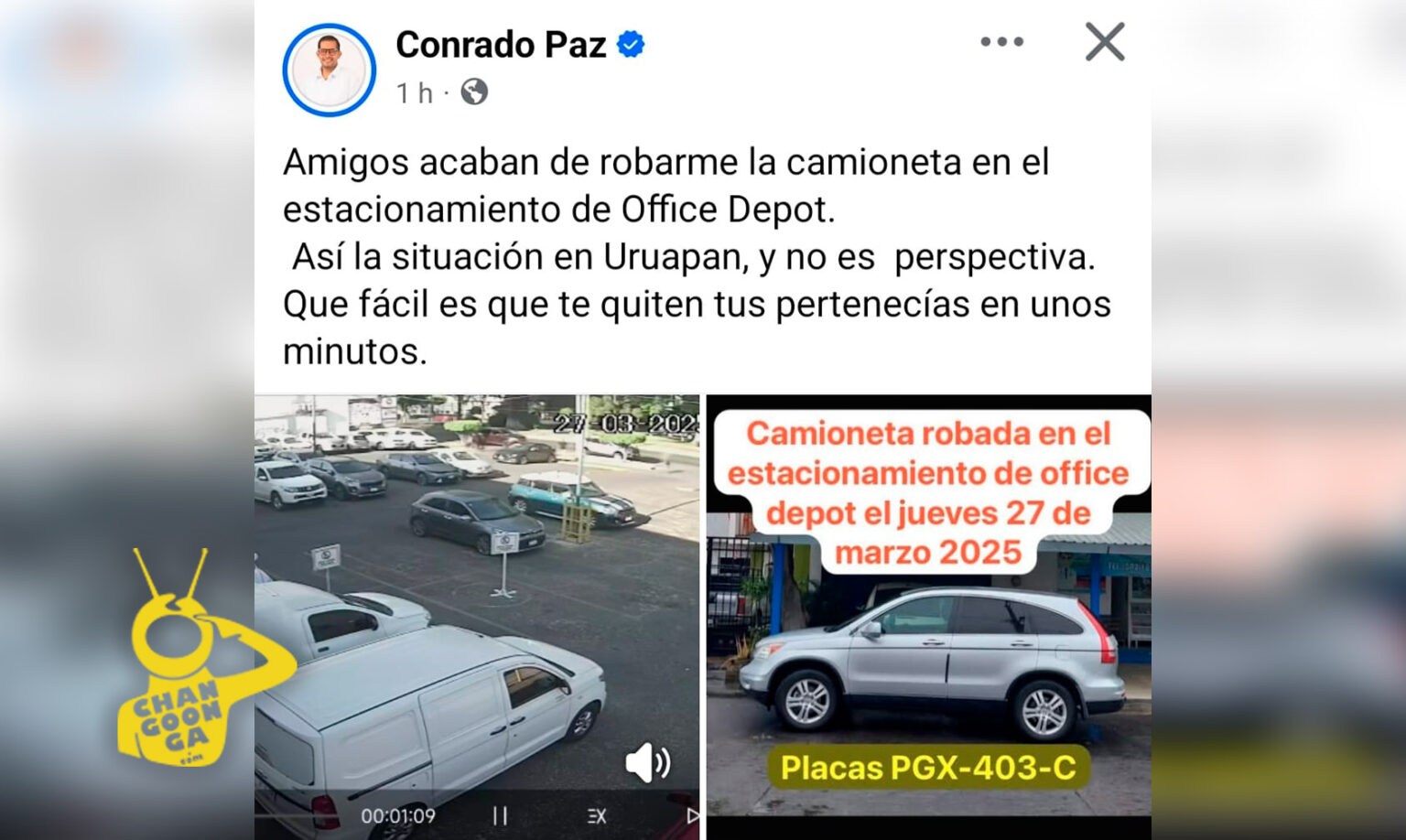 #Michoacán Ratas Roban La Camioneta Al Diputado Conrado En Uruapan ...